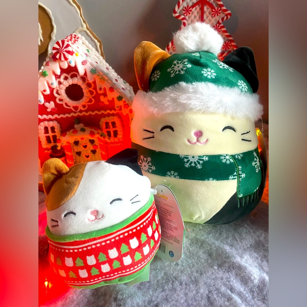 Cam the cat holiday Squishmallow bundle!